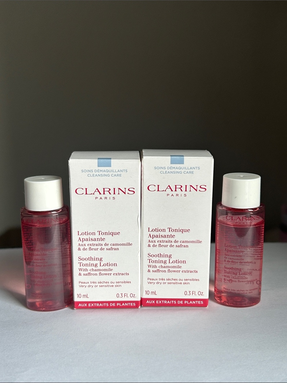 10mlx2 Clarins Soothing Toning Lotion
